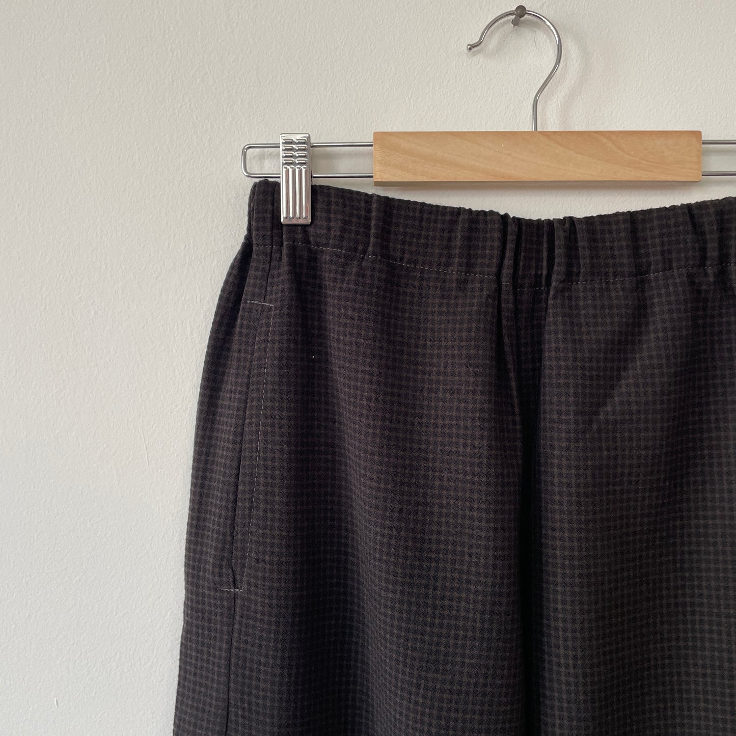 Pantalone Bloomer lana vichy