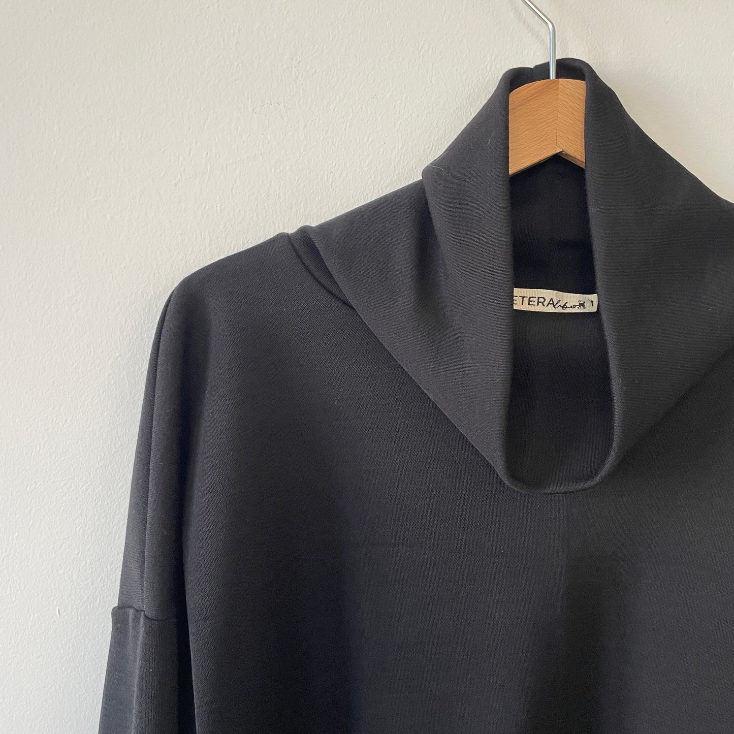 Maglia LIVIA taglio over maglia lana Nero