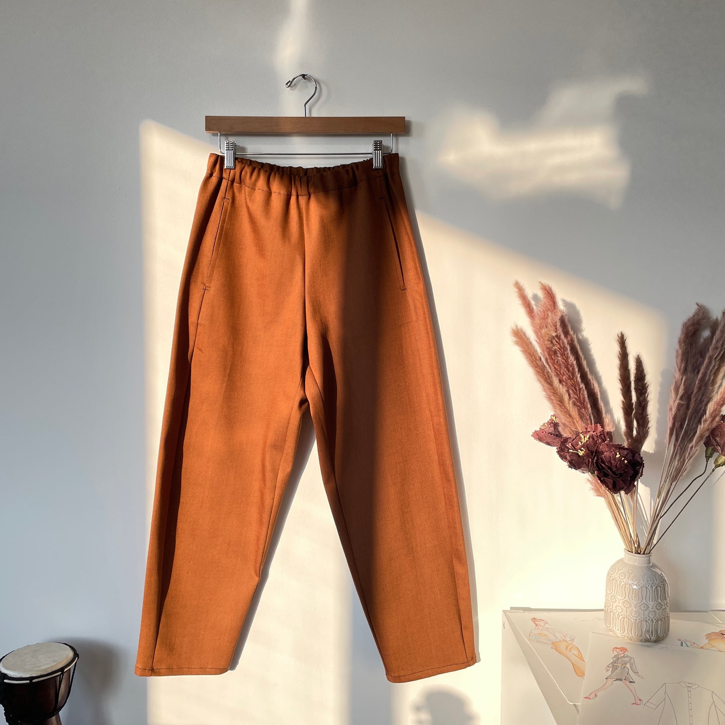 Pantalone Bloomer Denim ruggine