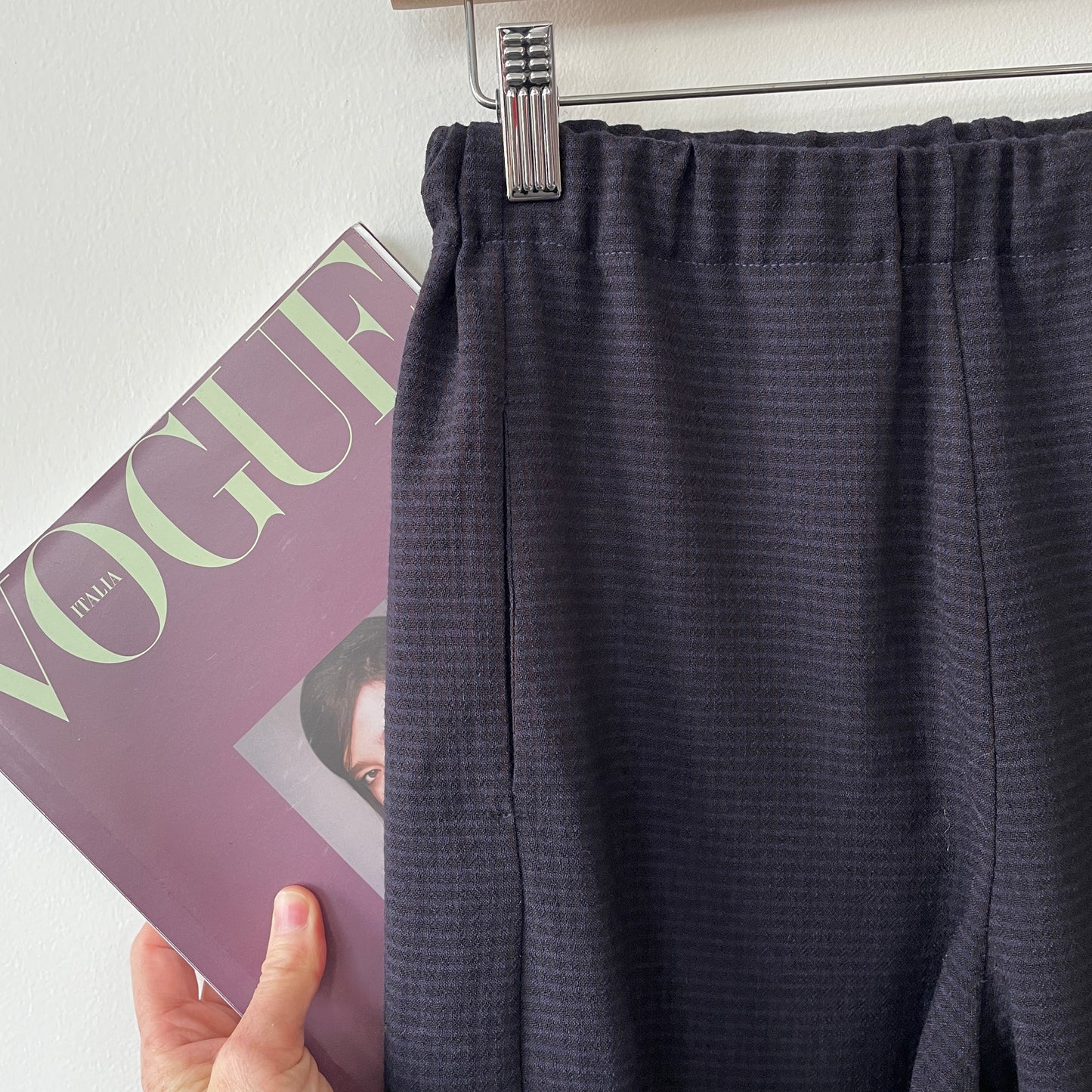 Pantalone Bloomer lana vichy