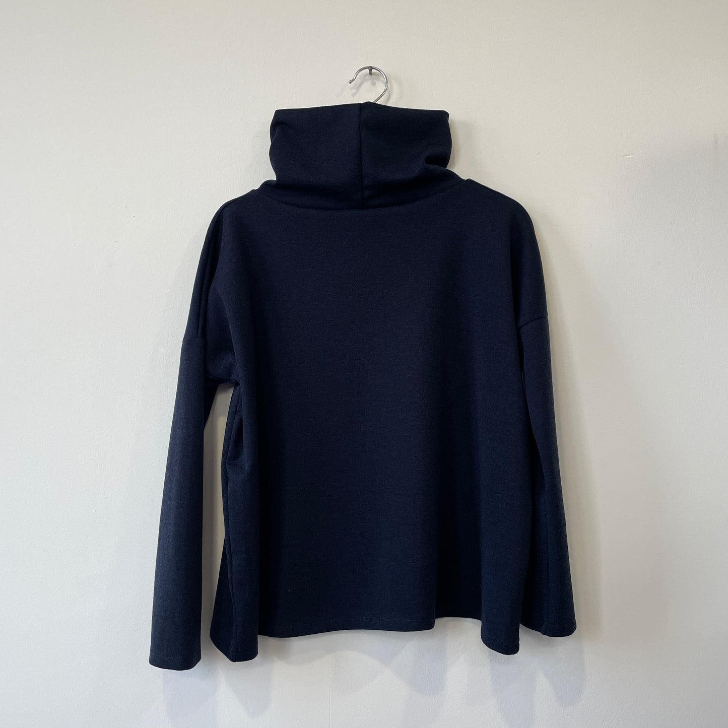 Maglia LIVIA taglio over maglia lana blu notte