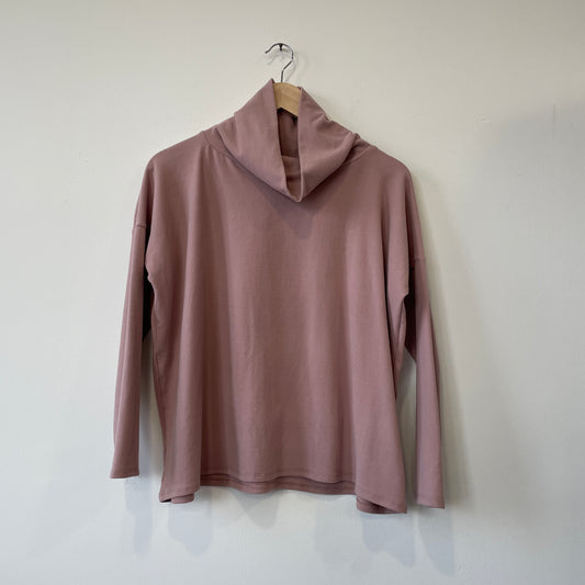 Maglia LIVIA taglio over maglia Rosa antico