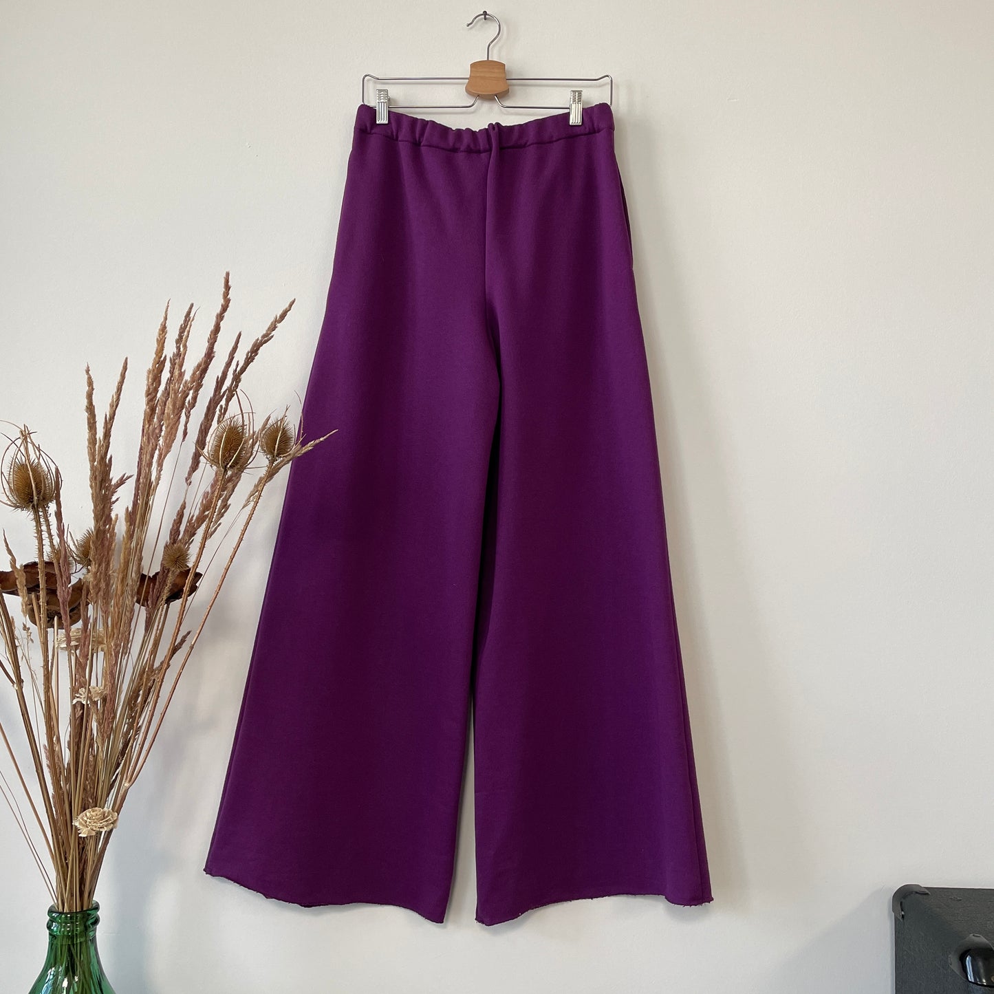 Pantalone Pantapalazzo tuta prugna