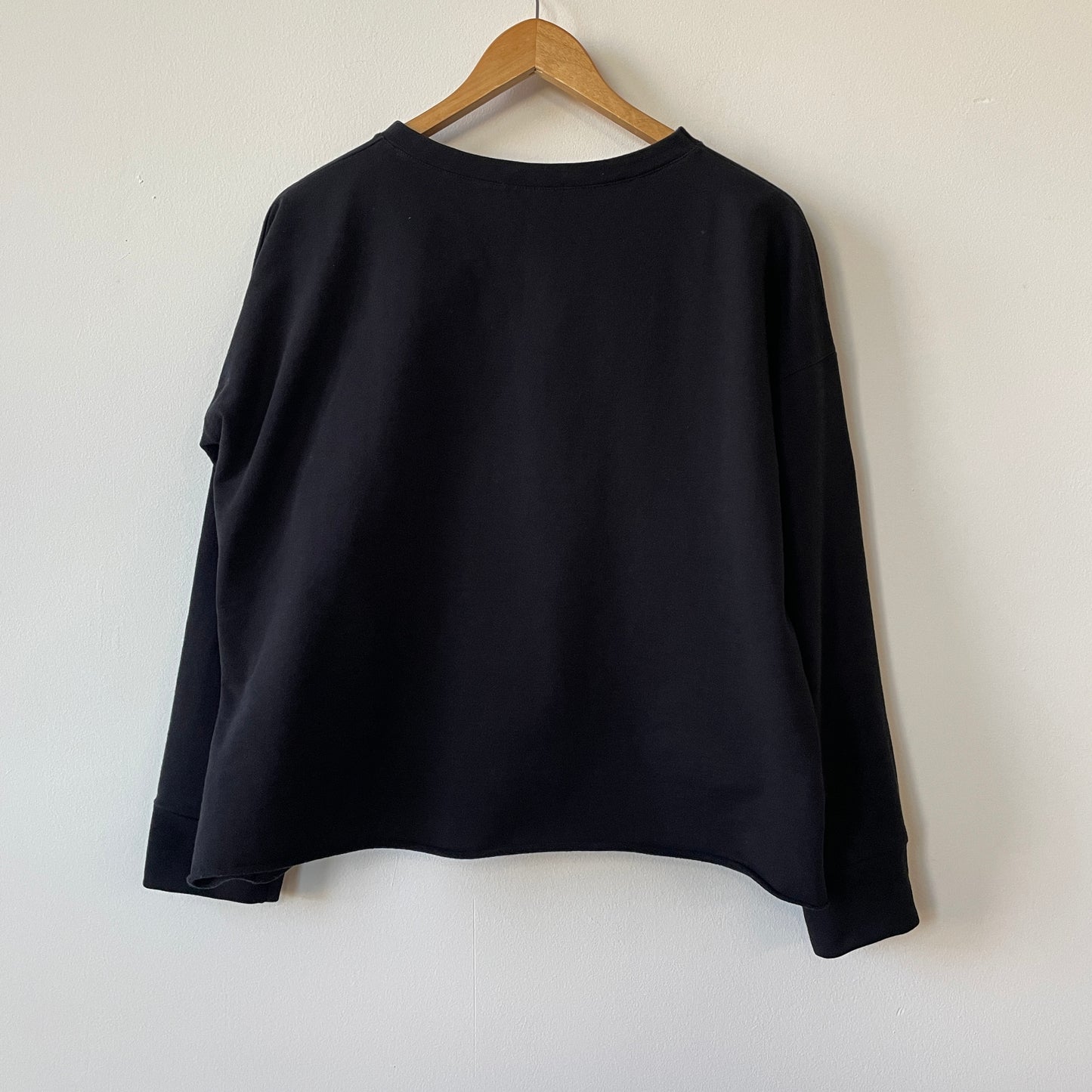Felpa Girocollo Loose fit – Essential Black