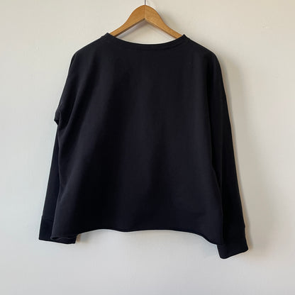 Felpa Girocollo Loose fit – Essential Black