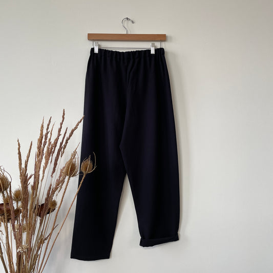 Pantalone Bloomer lana - blu notte