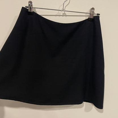 Minigonna trapezio viscosa e lana