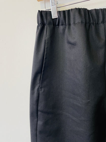 Pantalone Bloomer in denim nero