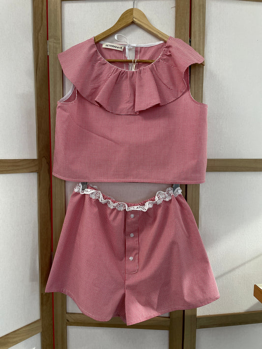 Completo - Shorts & Top cropped