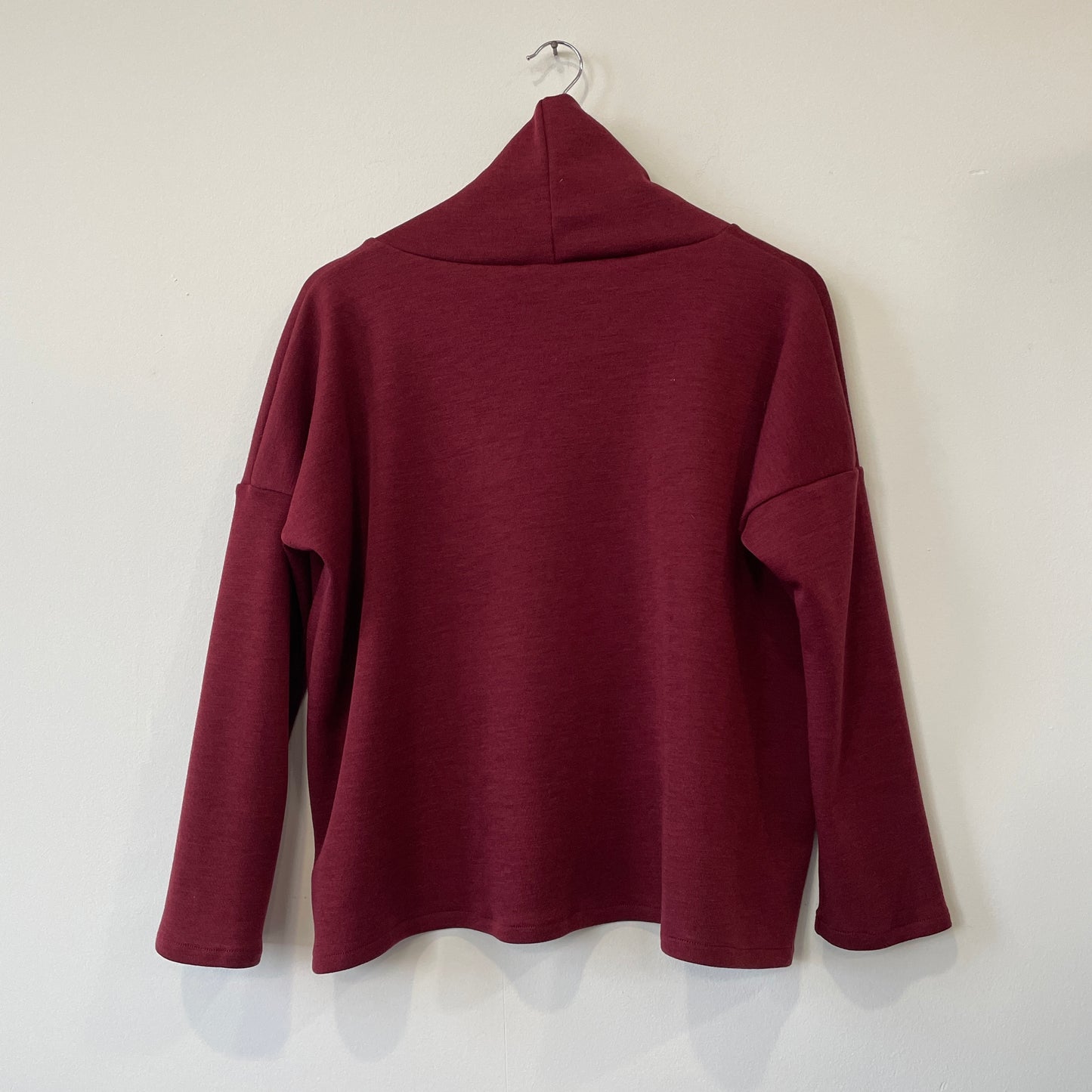 Maglia LIVIA taglio over maglia lana bordeaux