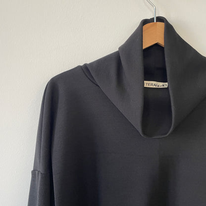 Maglia LIVIA taglio over maglia lana Nero