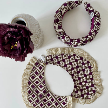 Set Cerchietto e colletto