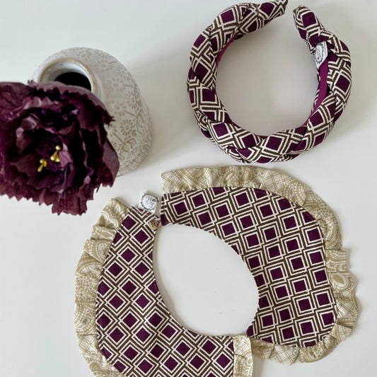 Set Cerchietto e colletto