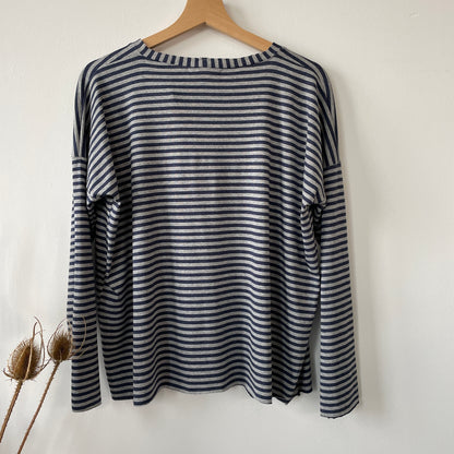 T-shirt Coco Manica lunga righe modal