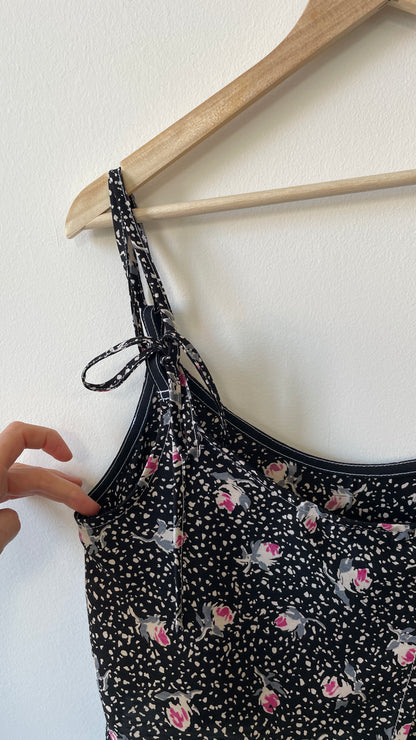 Top in seta Flowers