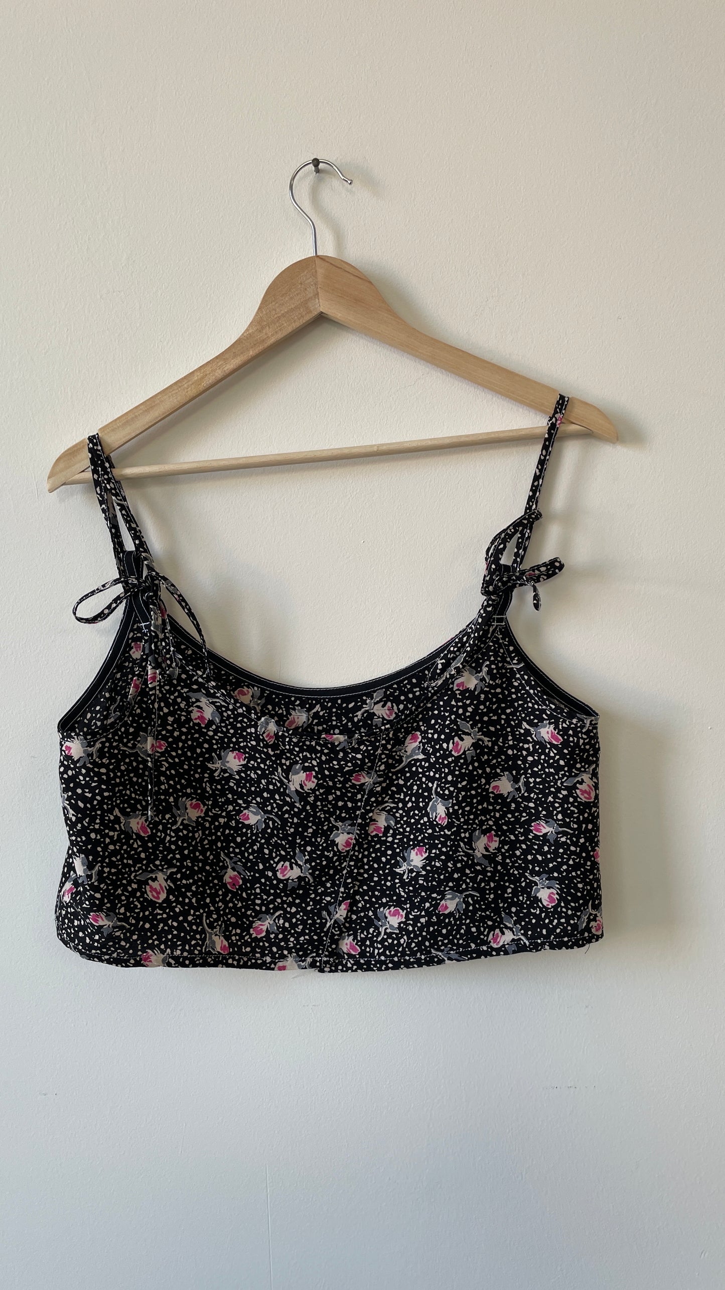 Top in seta Flowers