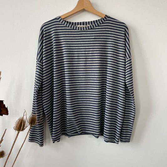 T-shirt Coco Manica lunga righe modal