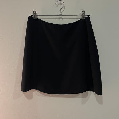 Minigonna trapezio viscosa e lana