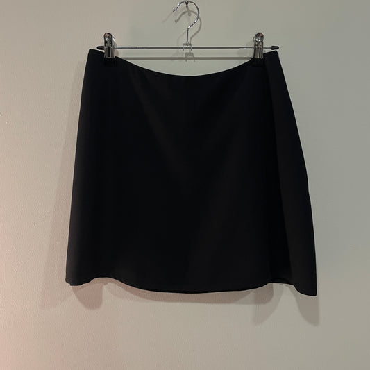 Minigonna trapezio viscosa e lana