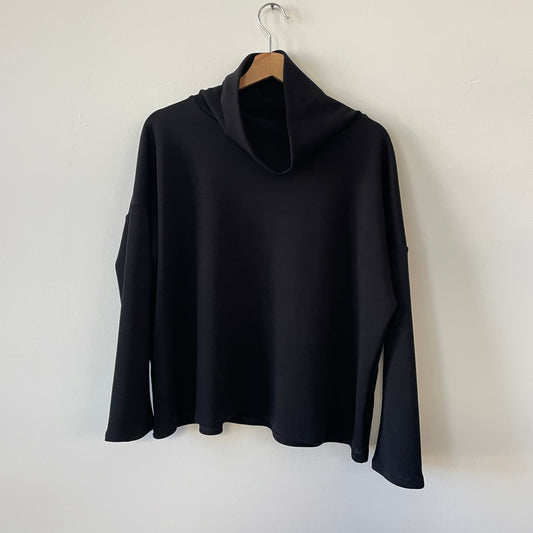 Maglia LIVIA taglio over maglia lana Nero