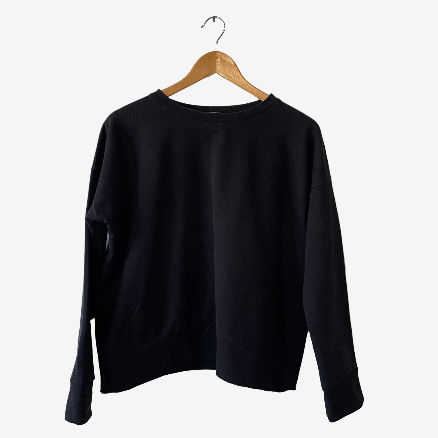 Felpa Girocollo Loose fit – Essential Black
