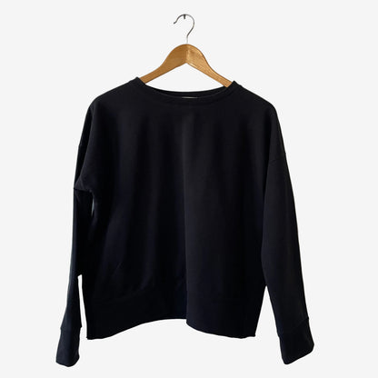 Felpa Girocollo Loose fit – Essential Black