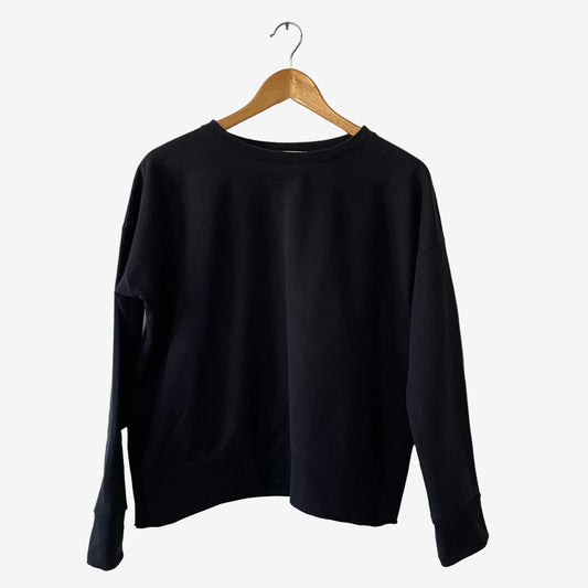 Felpa Girocollo Loose fit – Essential Black